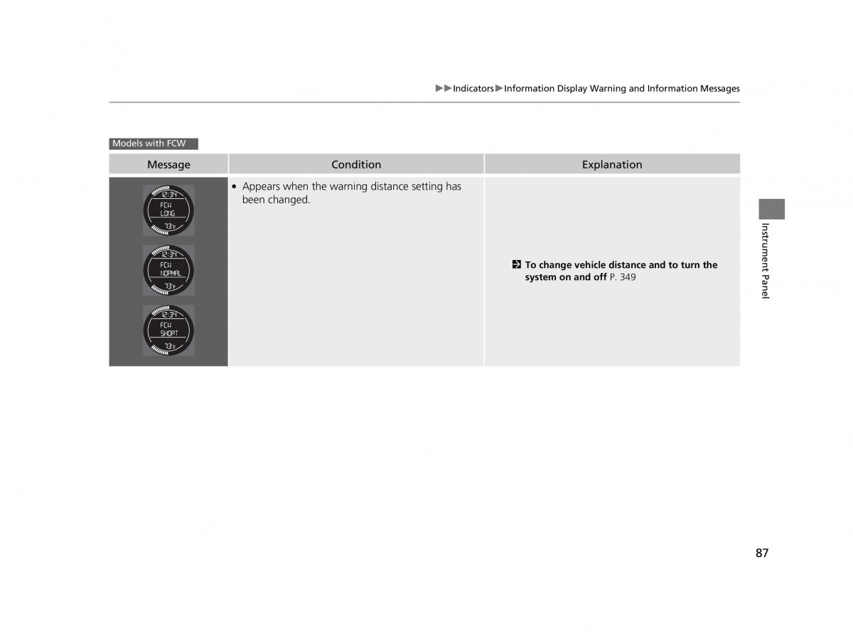 Honda HR V II 2 owners manual / page 88