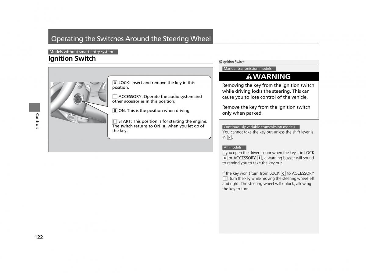 Honda HR V II 2 owners manual / page 123