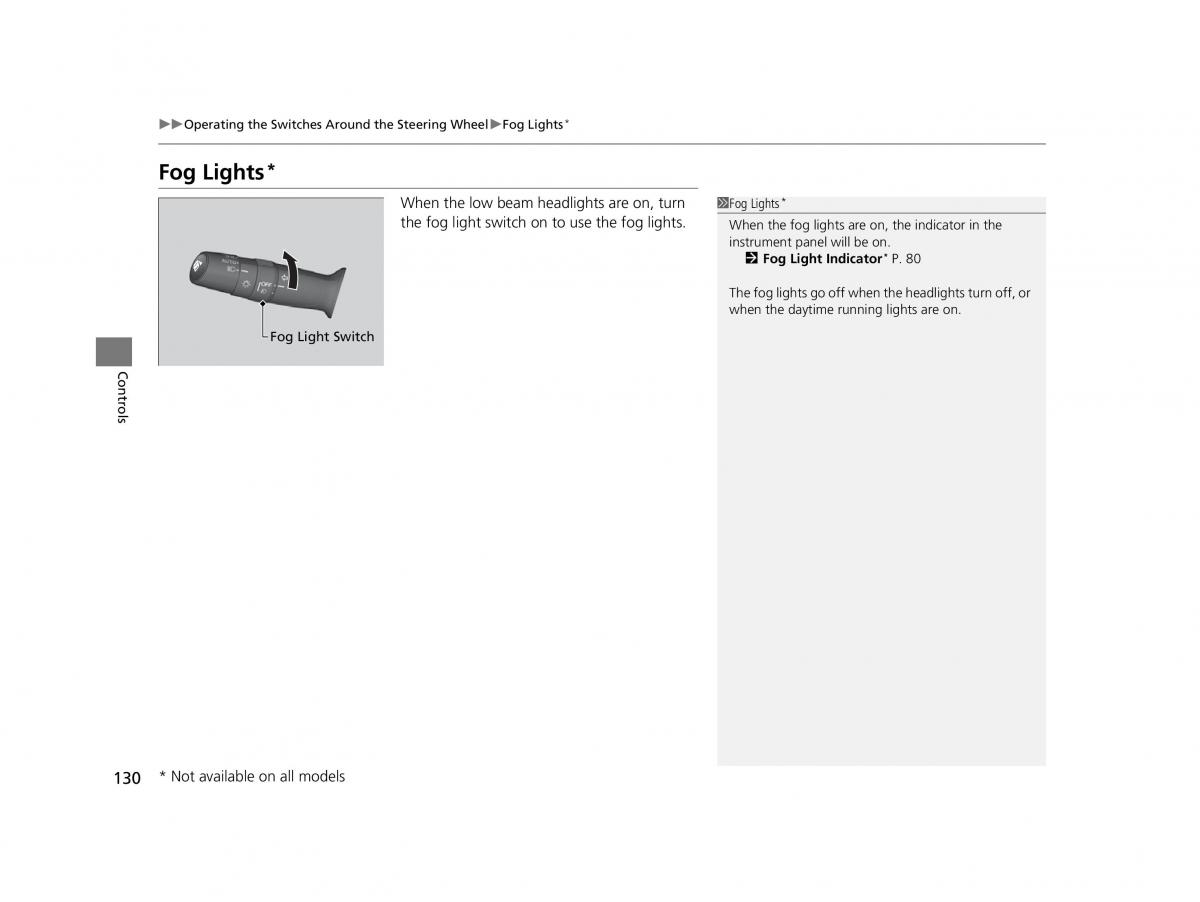 Honda HR V II 2 owners manual / page 131