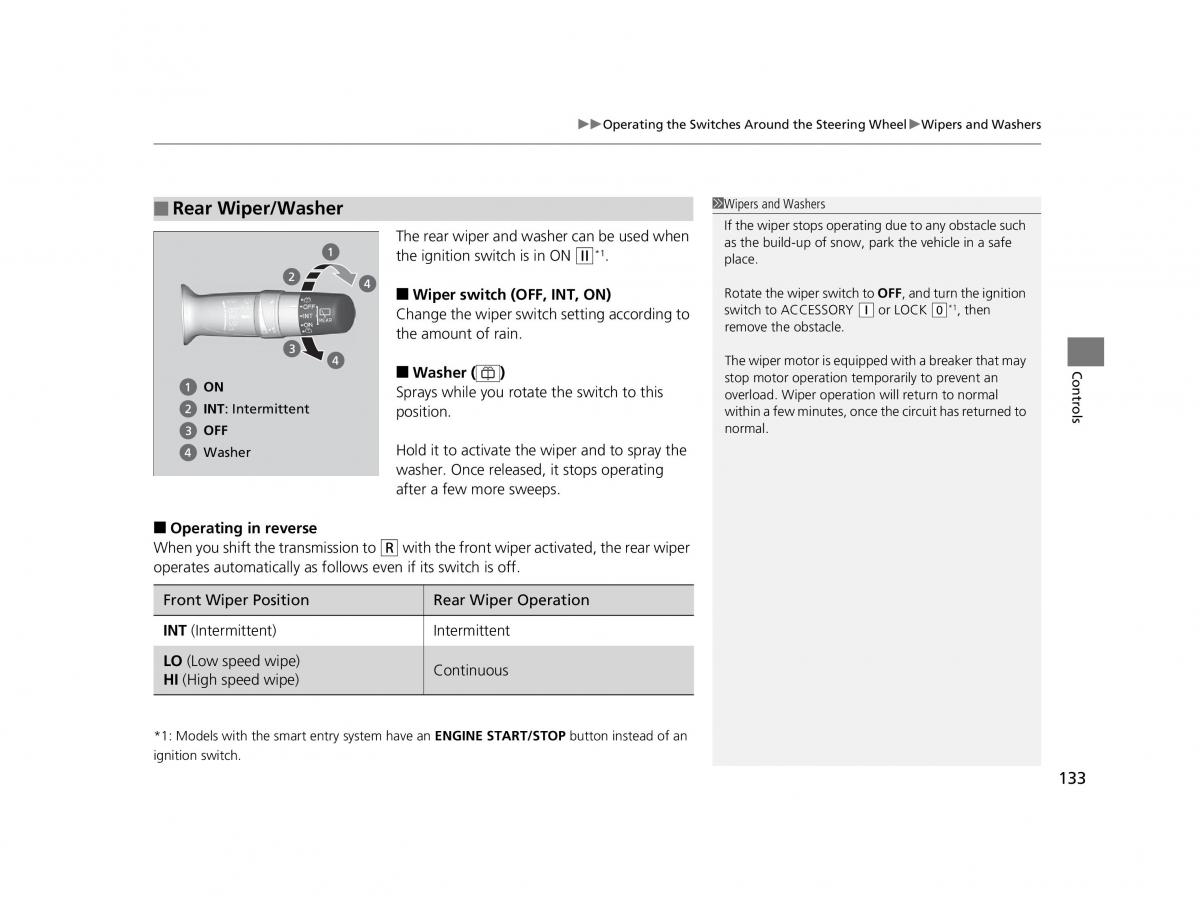 Honda HR V II 2 owners manual / page 134