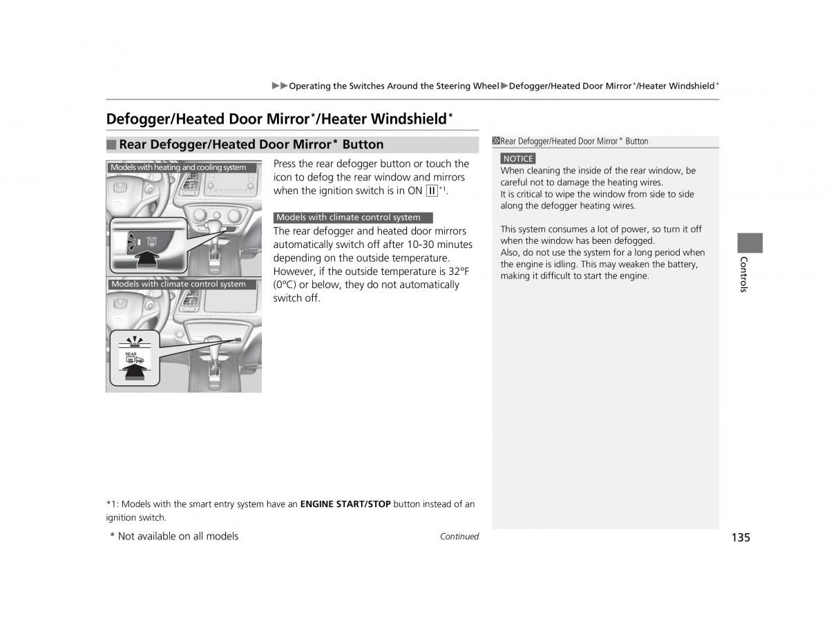 Honda HR V II 2 owners manual / page 136