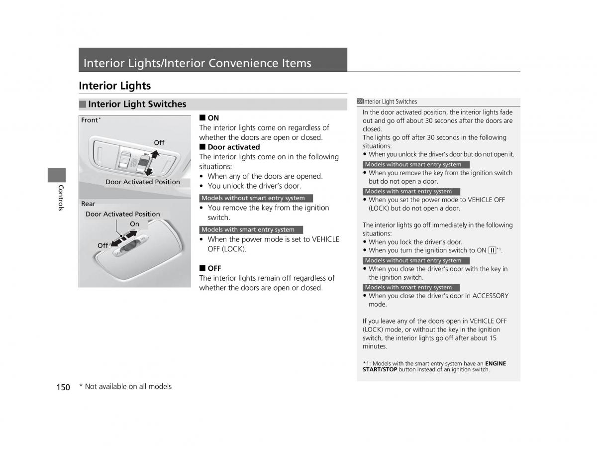 Honda HR V II 2 owners manual / page 151