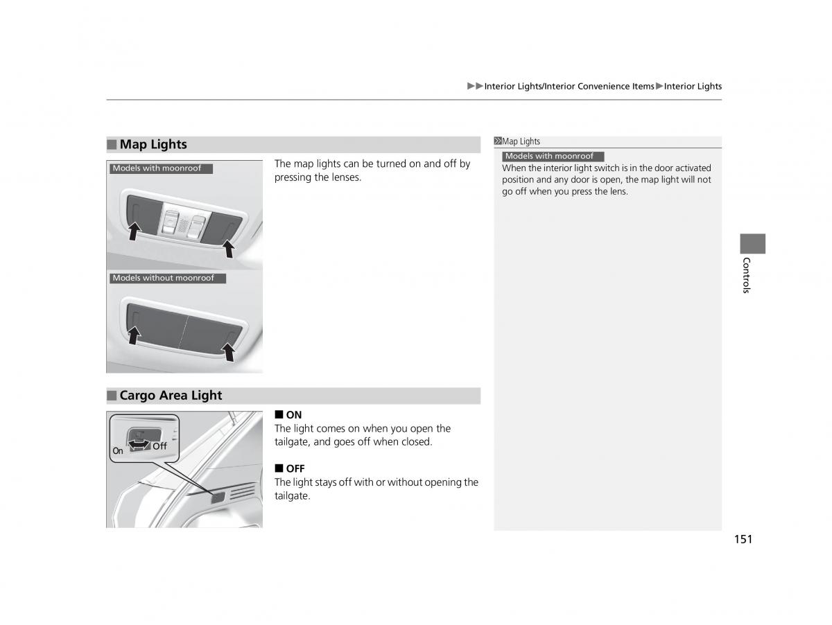 Honda HR V II 2 owners manual / page 152