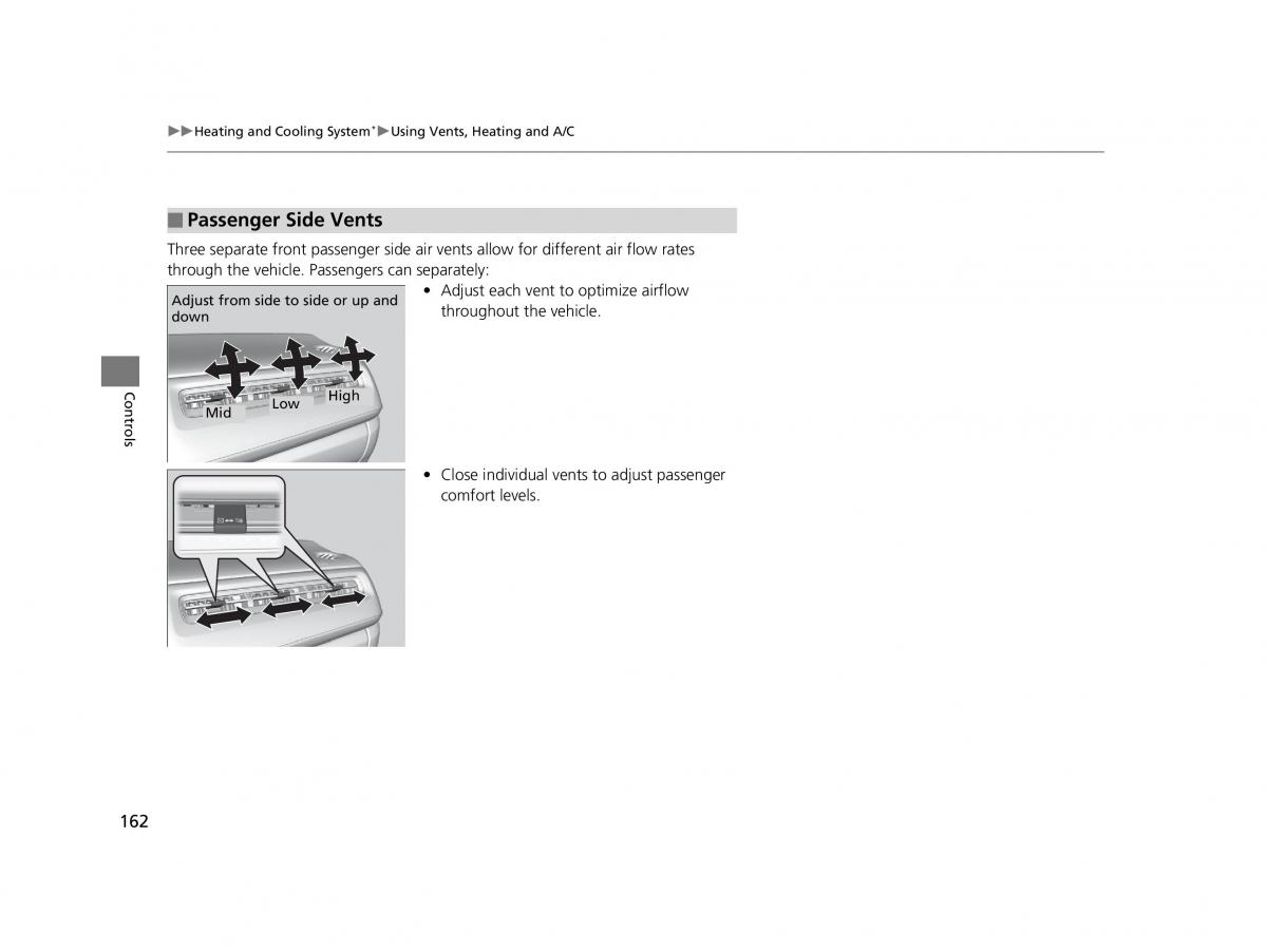 Honda HR V II 2 owners manual / page 163