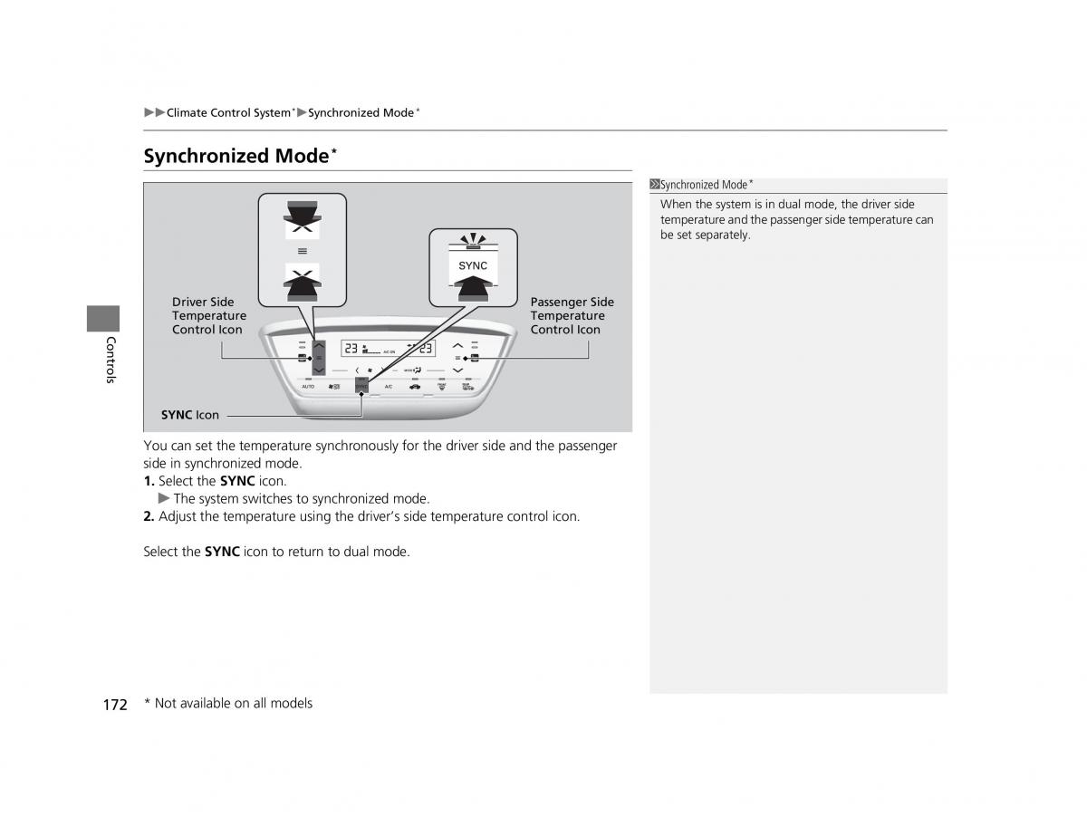 Honda HR V II 2 owners manual / page 173