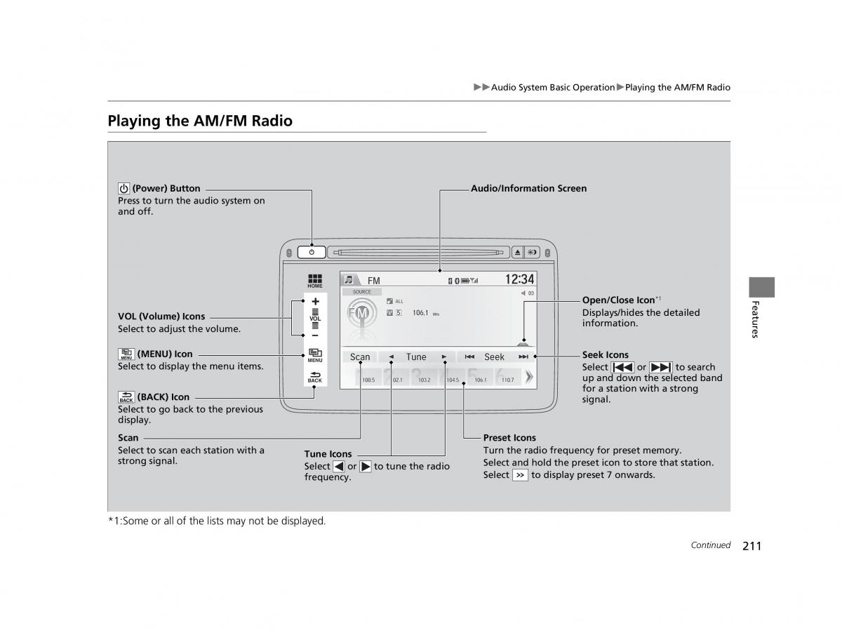 Honda HR V II 2 owners manual / page 212