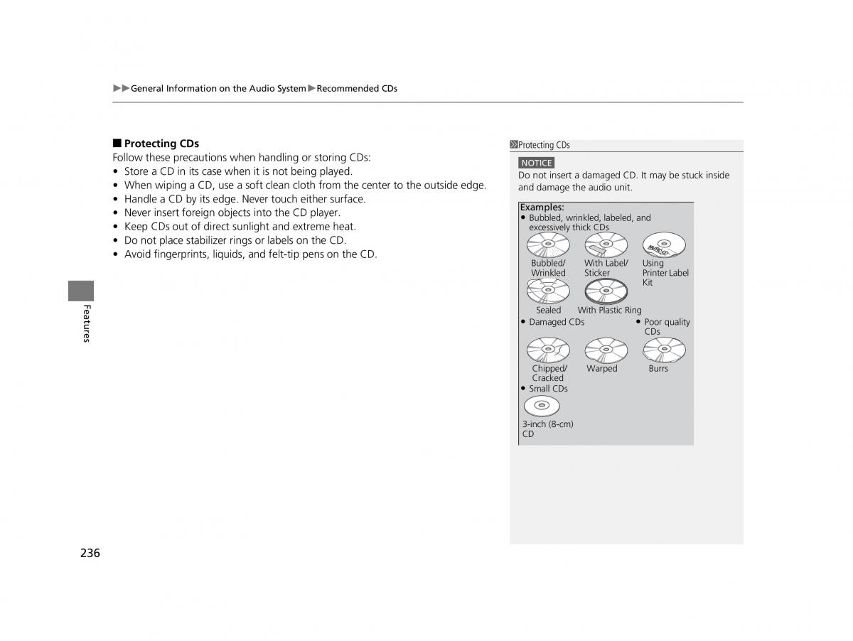 Honda HR V II 2 owners manual / page 237