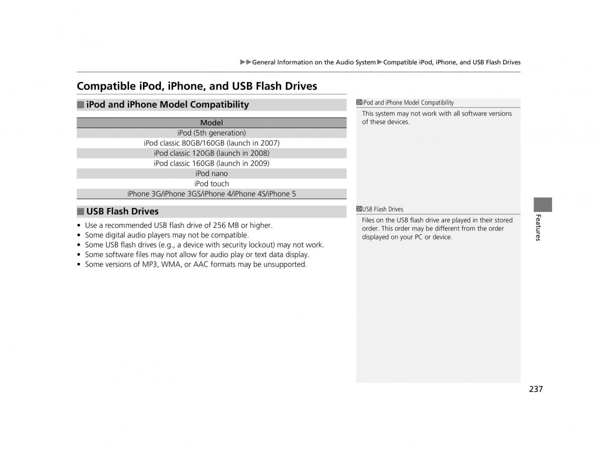 Honda HR V II 2 owners manual / page 238