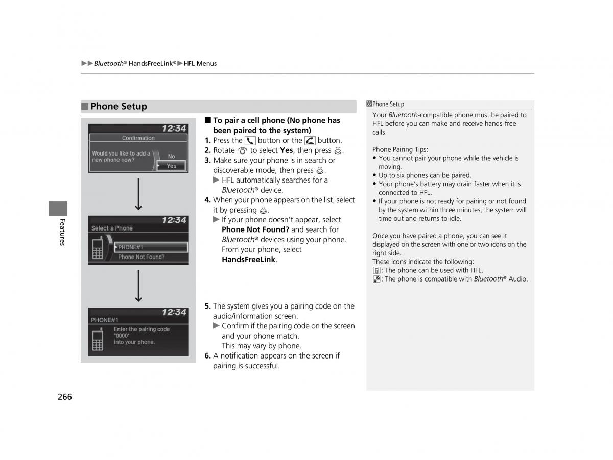 Honda HR V II 2 owners manual / page 267