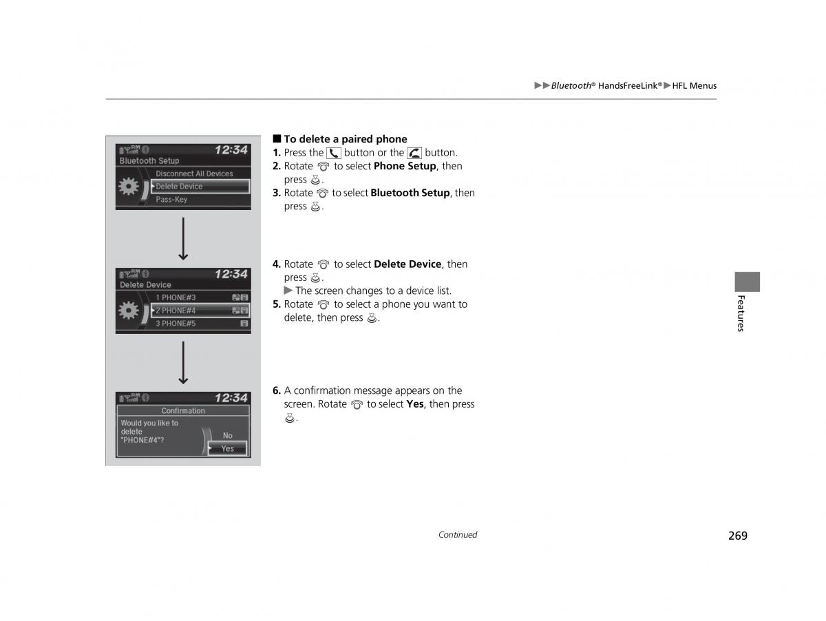 Honda HR V II 2 owners manual / page 270