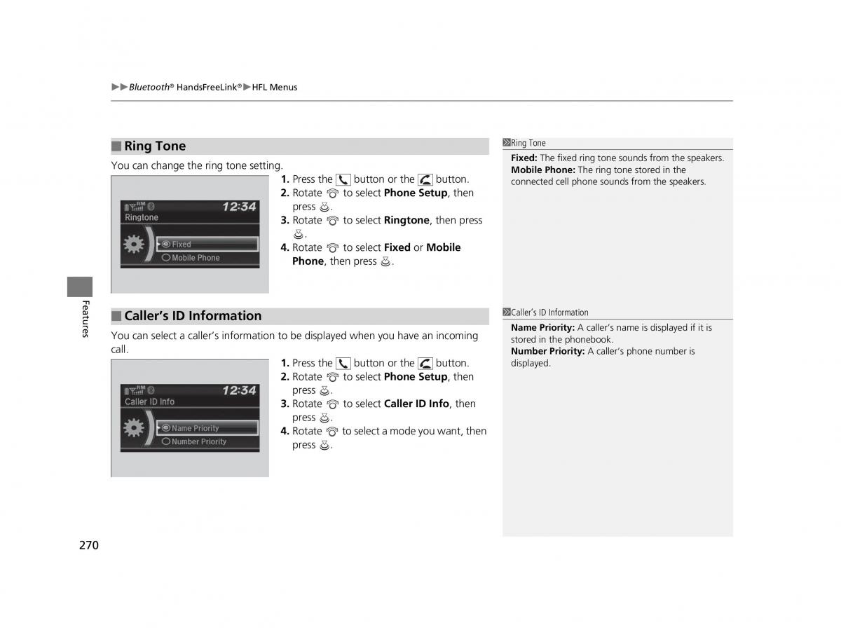 Honda HR V II 2 owners manual / page 271