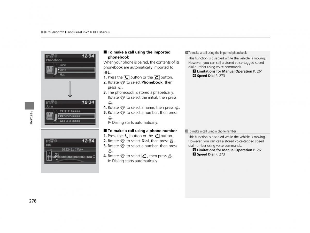 Honda HR V II 2 owners manual / page 279