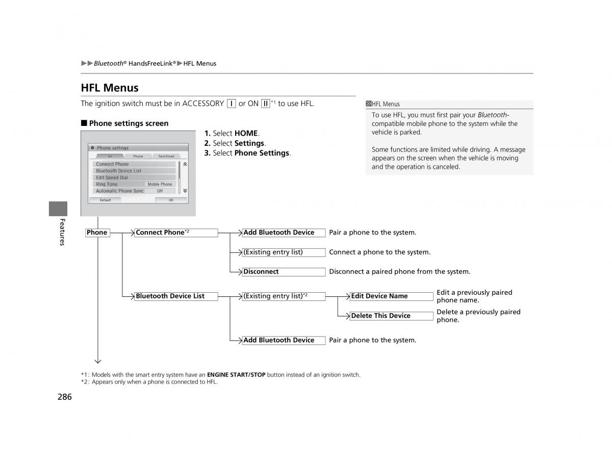 Honda HR V II 2 owners manual / page 287