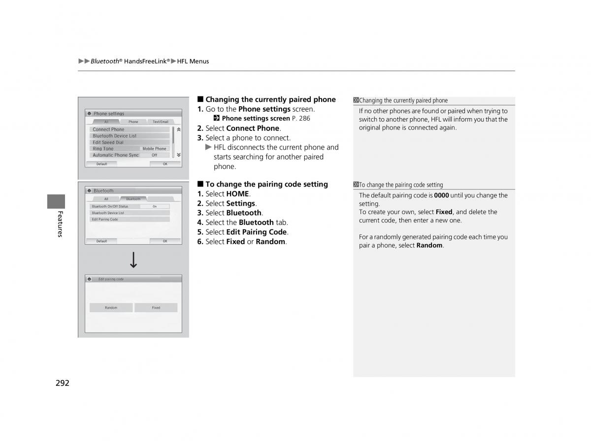 Honda HR V II 2 owners manual / page 293