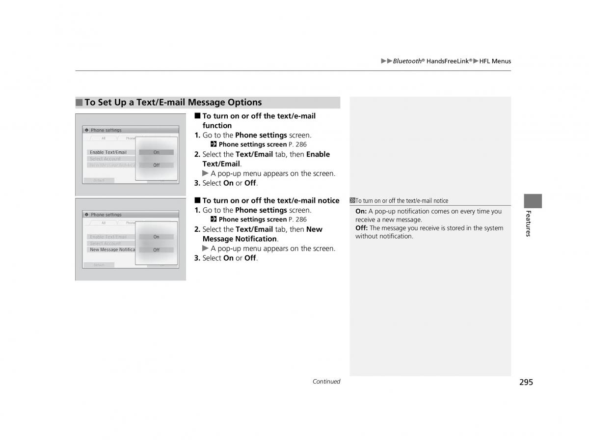 Honda HR V II 2 owners manual / page 296