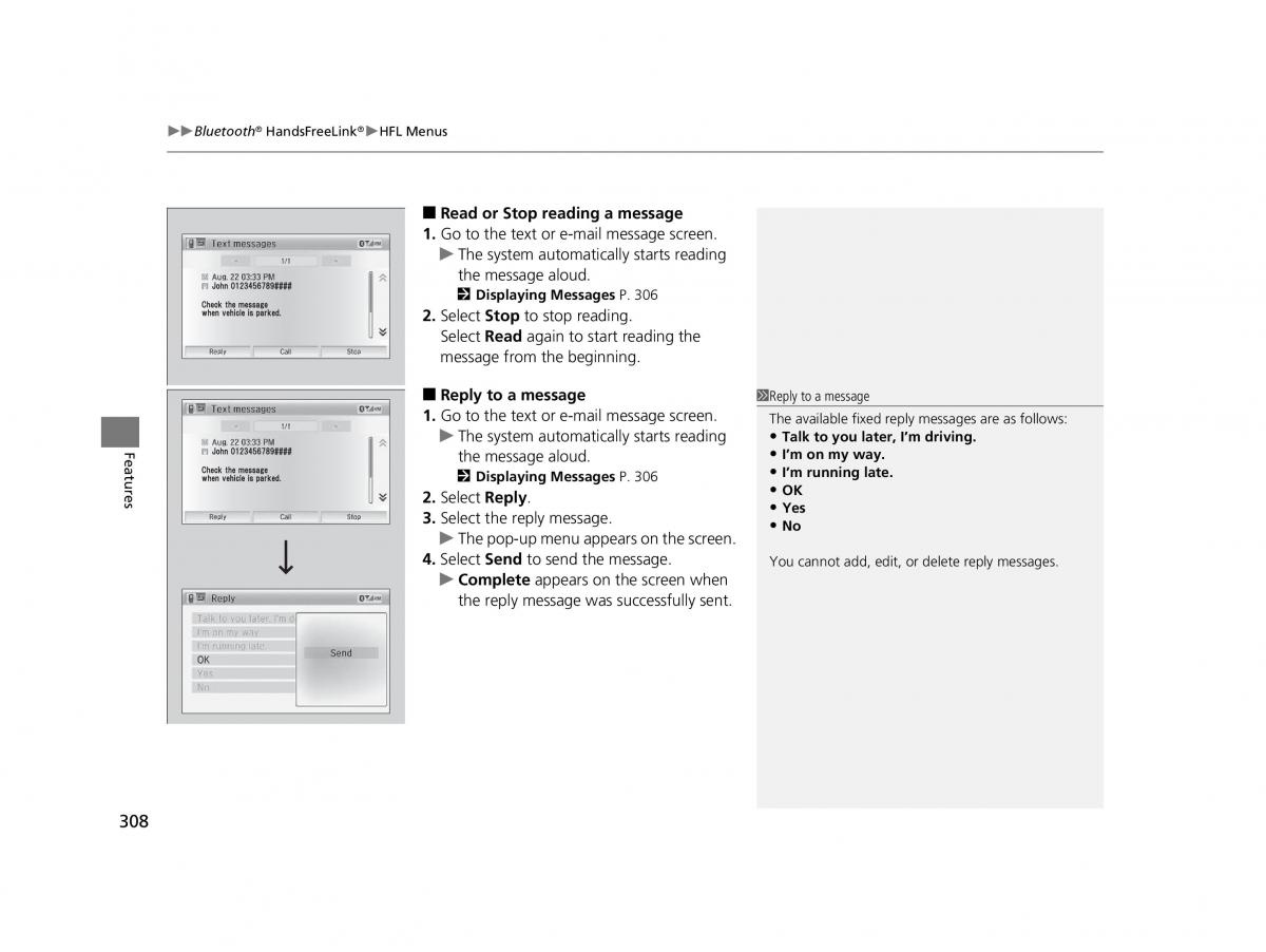 Honda HR V II 2 owners manual / page 309