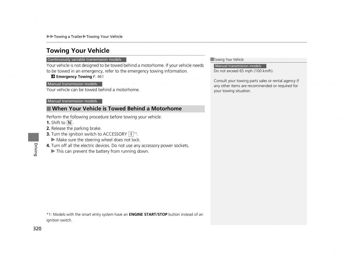 Honda HR V II 2 owners manual / page 321