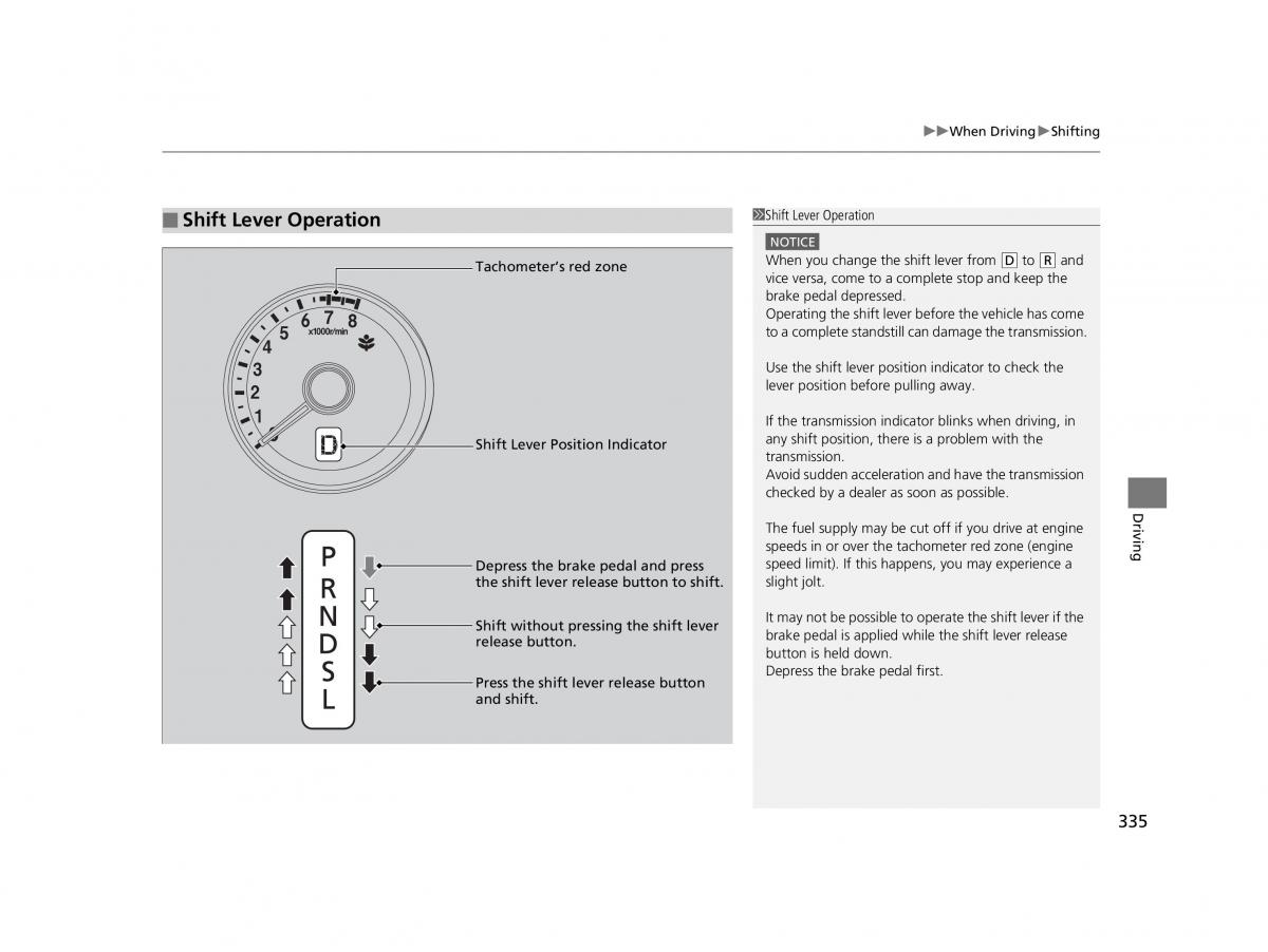 Honda HR V II 2 owners manual / page 336