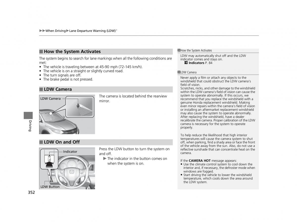 Honda HR V II 2 owners manual / page 353