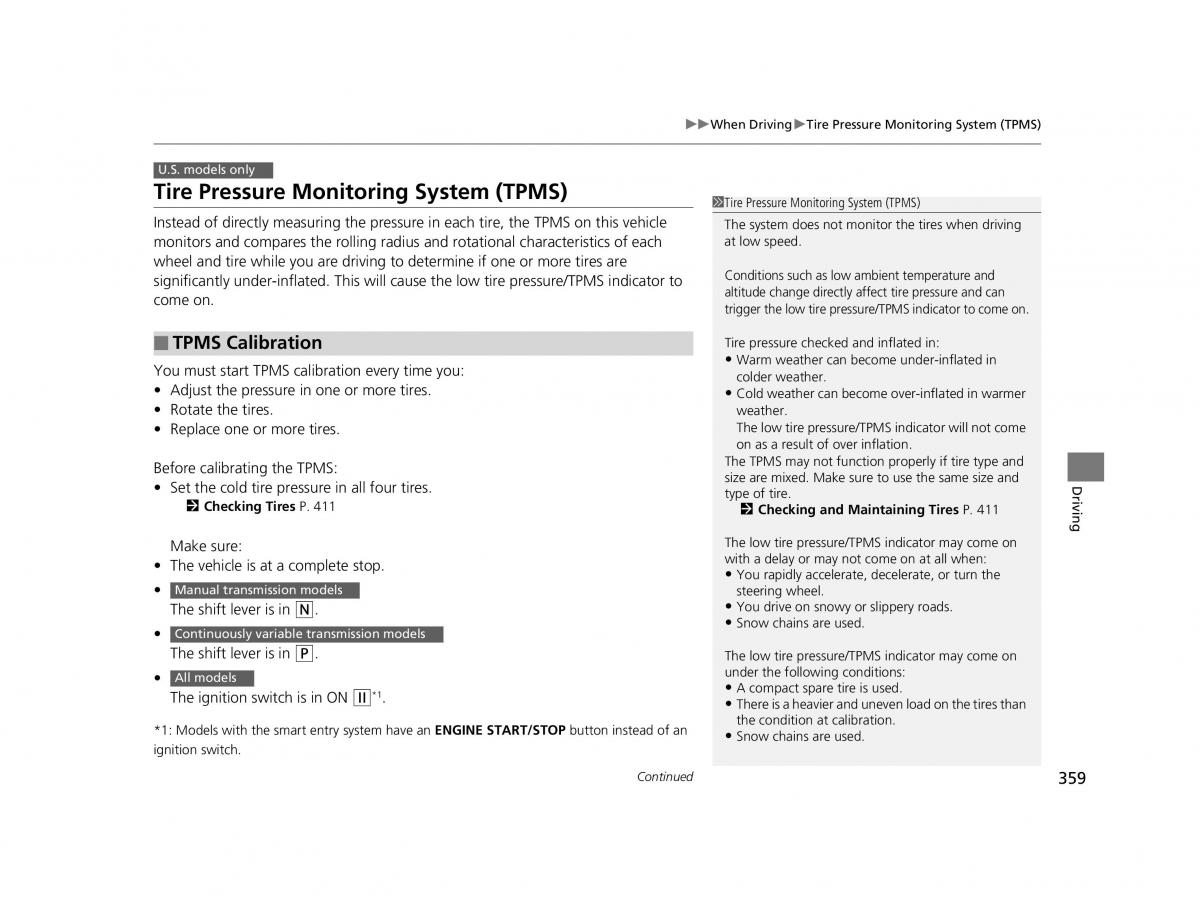 Honda HR V II 2 owners manual / page 360