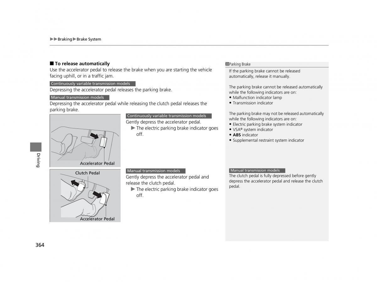 Honda HR V II 2 owners manual / page 365