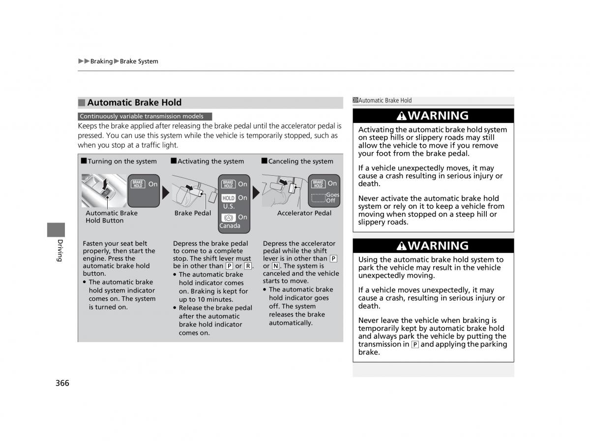 Honda HR V II 2 owners manual / page 367