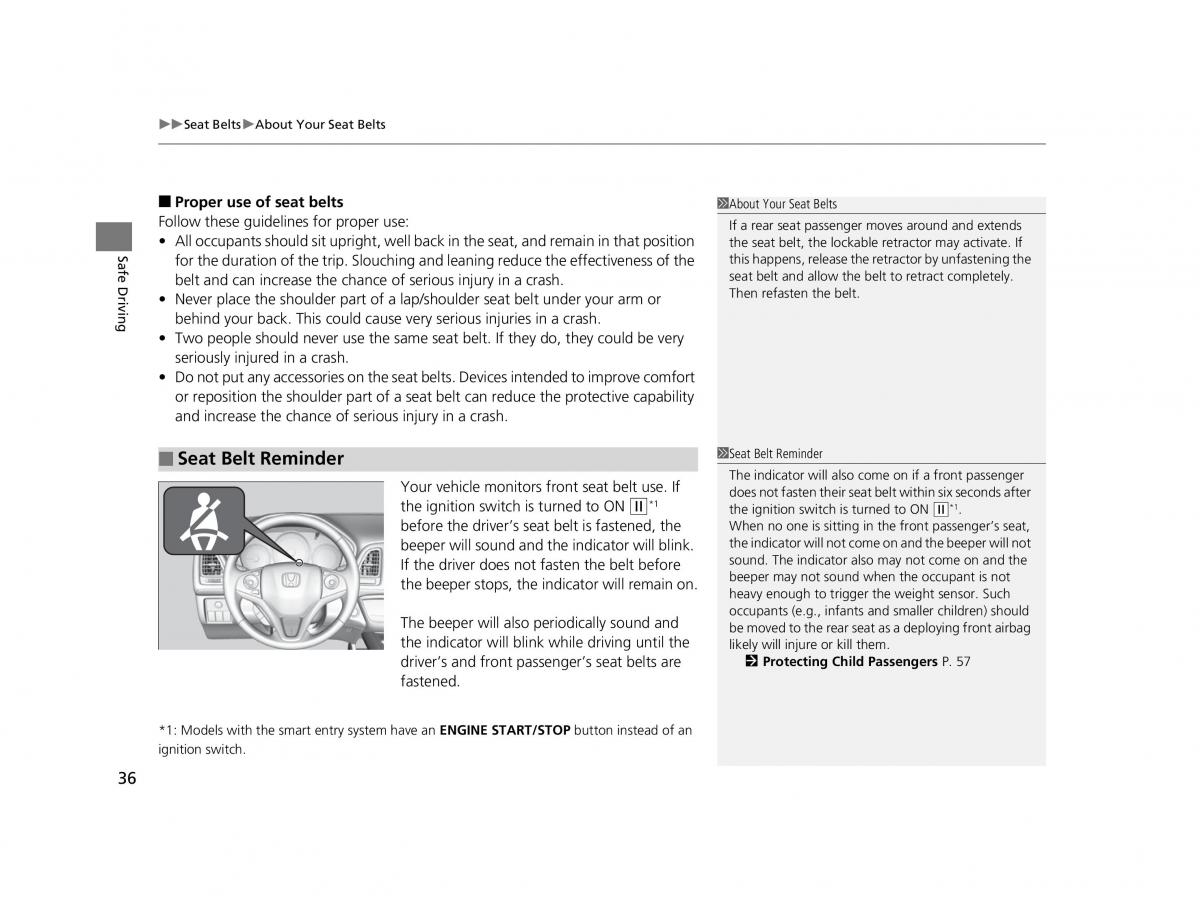 Honda HR V II 2 owners manual / page 37