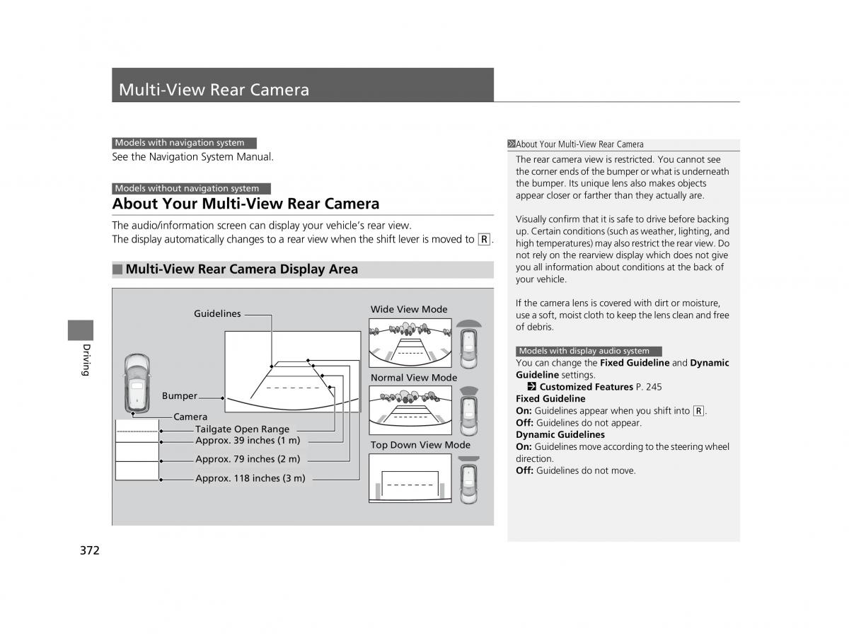 Honda HR V II 2 owners manual / page 373