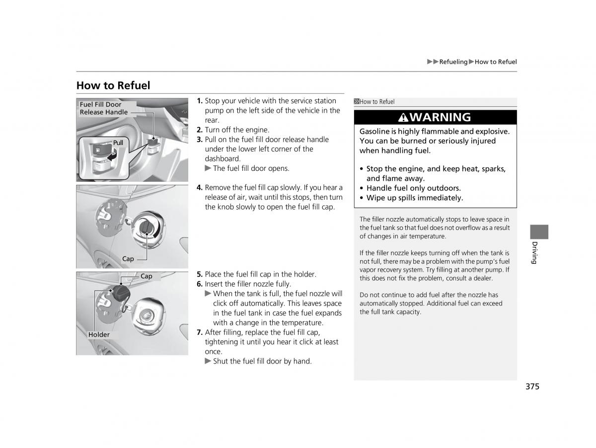 Honda HR V II 2 owners manual / page 376