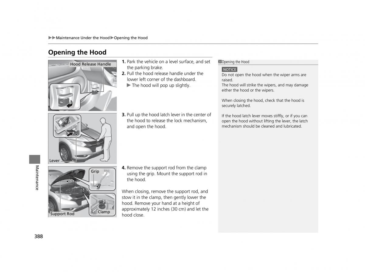 Honda HR V II 2 owners manual / page 389