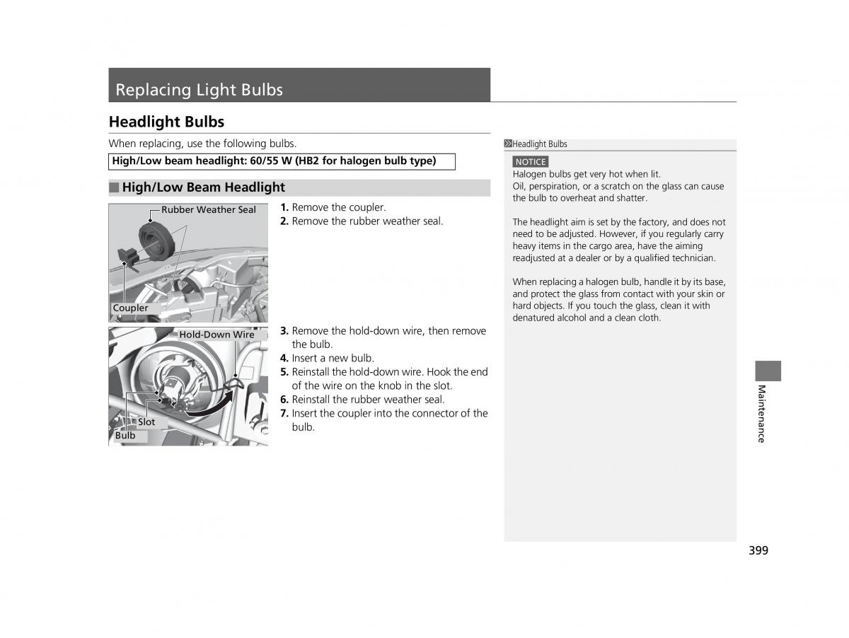 Honda HR V II 2 owners manual / page 400