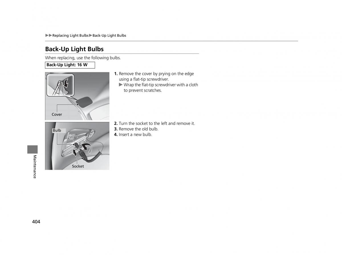 Honda HR V II 2 owners manual / page 405