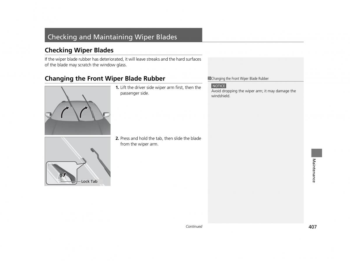 Honda HR V II 2 owners manual / page 408