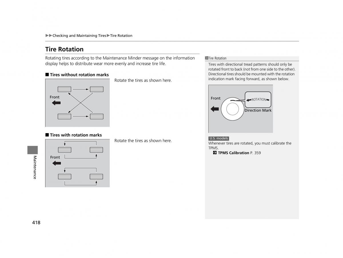 Honda HR V II 2 owners manual / page 419