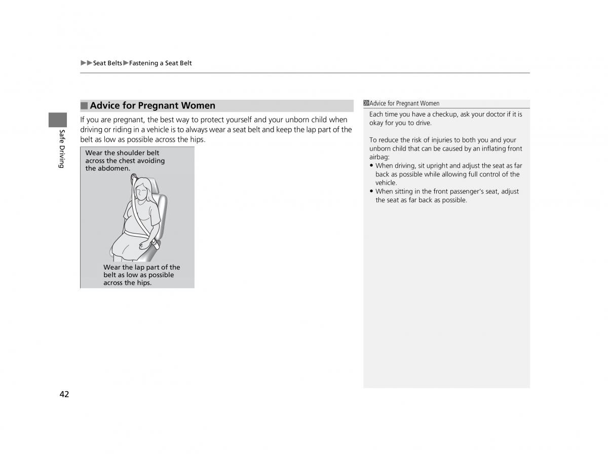 Honda HR V II 2 owners manual / page 43