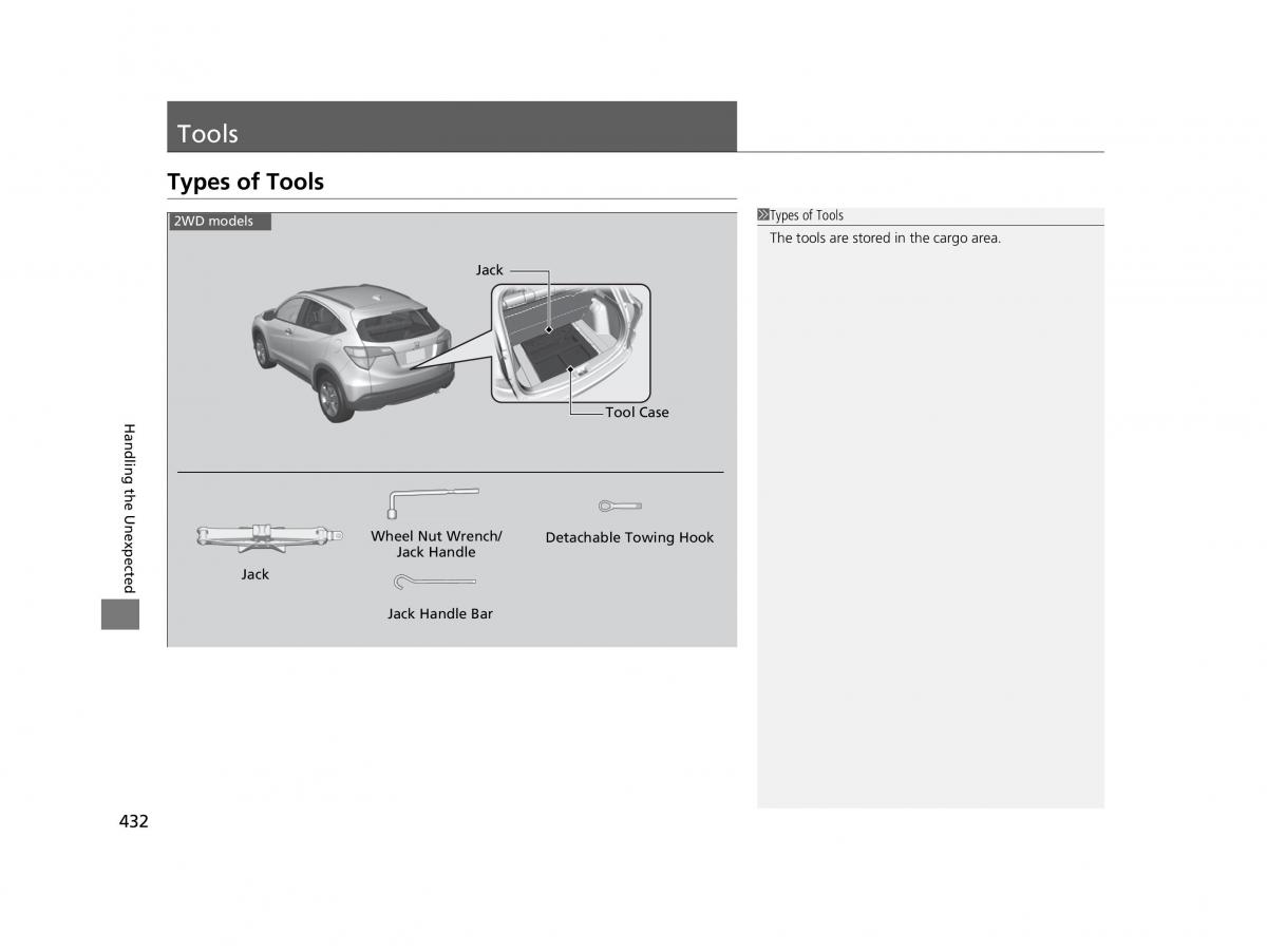 Honda HR V II 2 owners manual / page 433