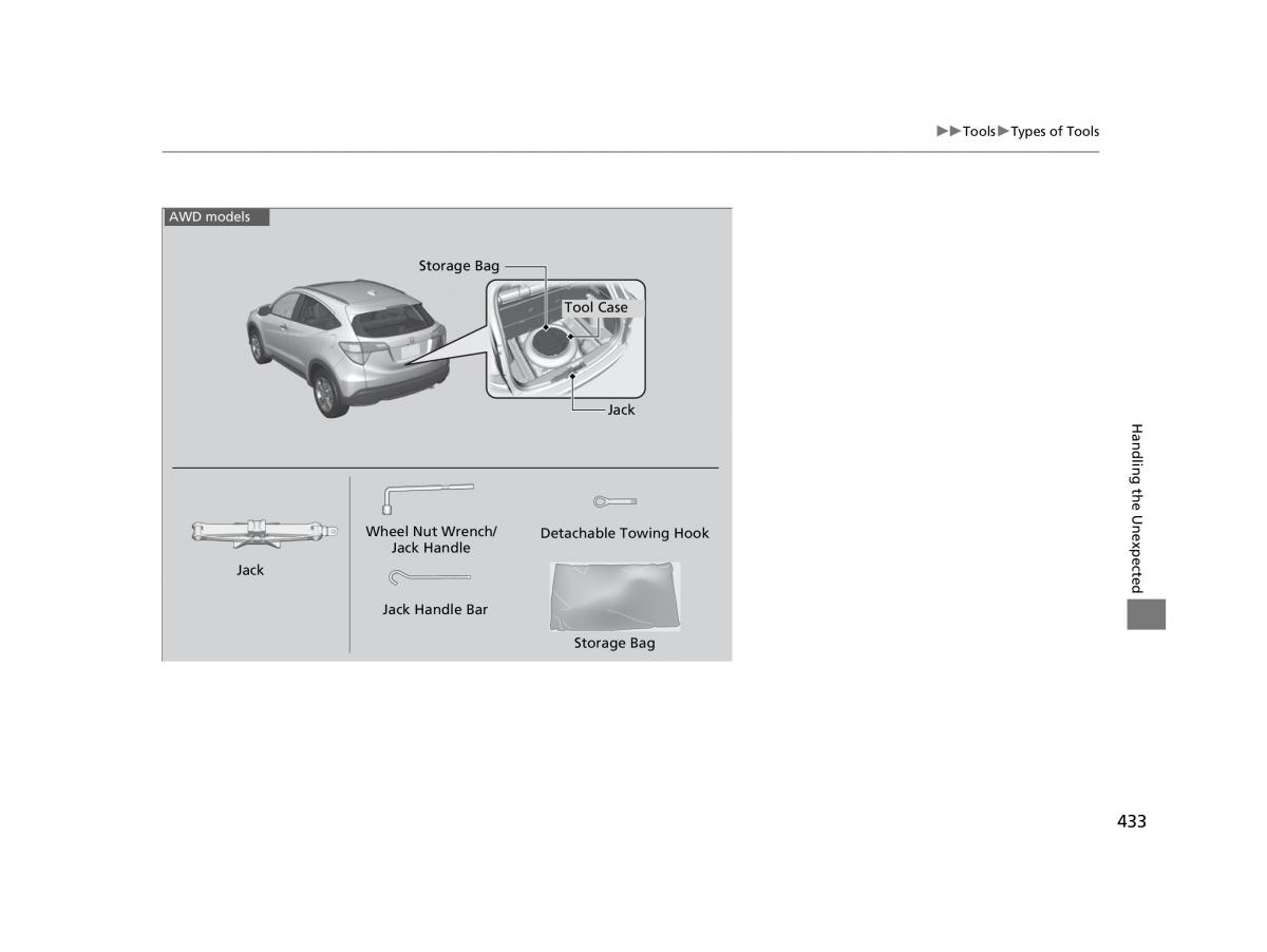 Honda HR V II 2 owners manual / page 434