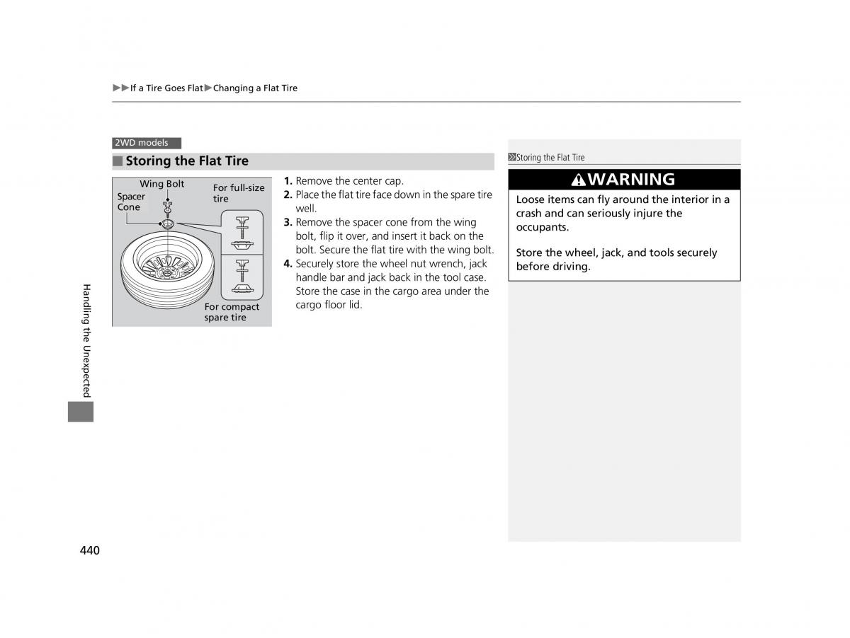 Honda HR V II 2 owners manual / page 441