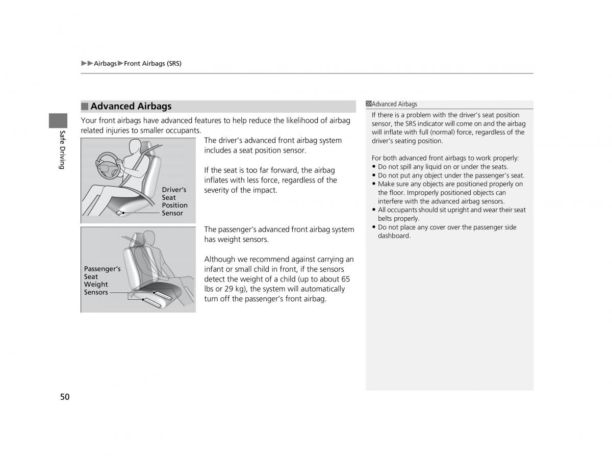 Honda HR V II 2 owners manual / page 51