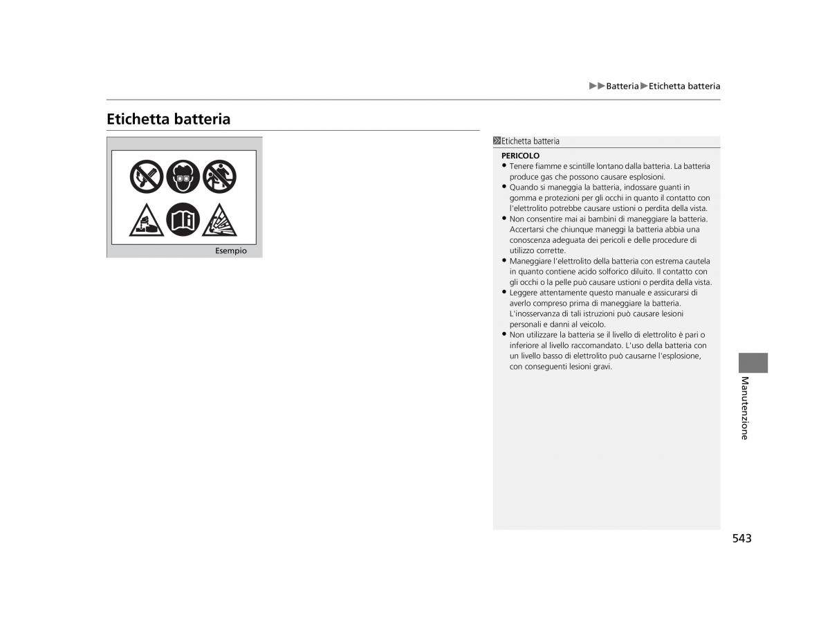 Honda HR V II 2 manuale del proprietario / page 544