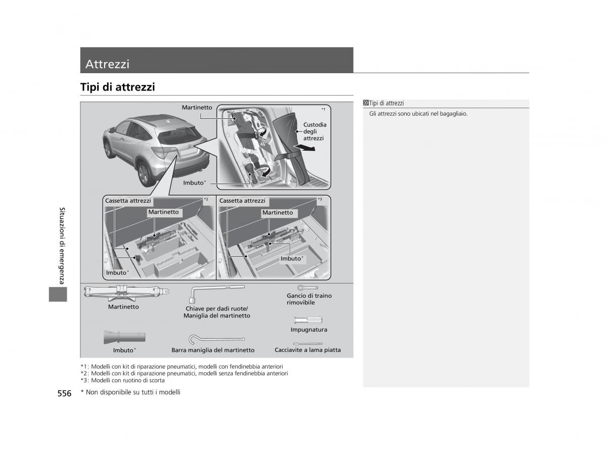 Honda HR V II 2 manuale del proprietario / page 557