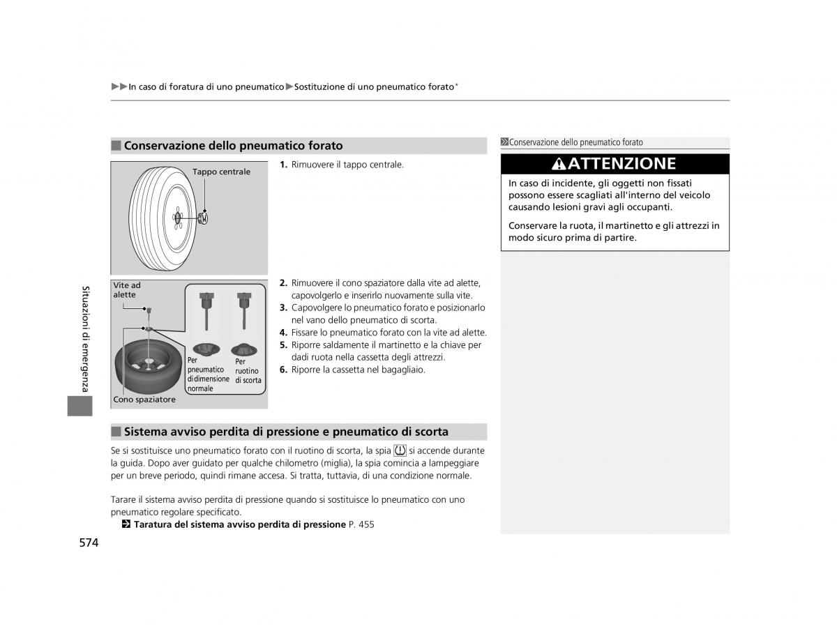 Honda HR V II 2 manuale del proprietario / page 575