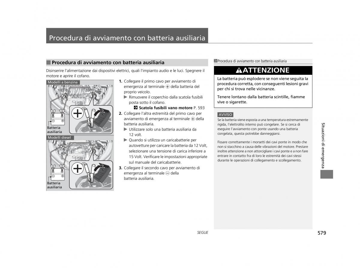 Honda HR V II 2 manuale del proprietario / page 580