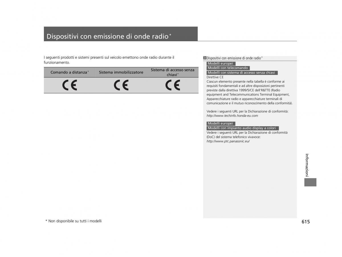 Honda HR V II 2 manuale del proprietario / page 616