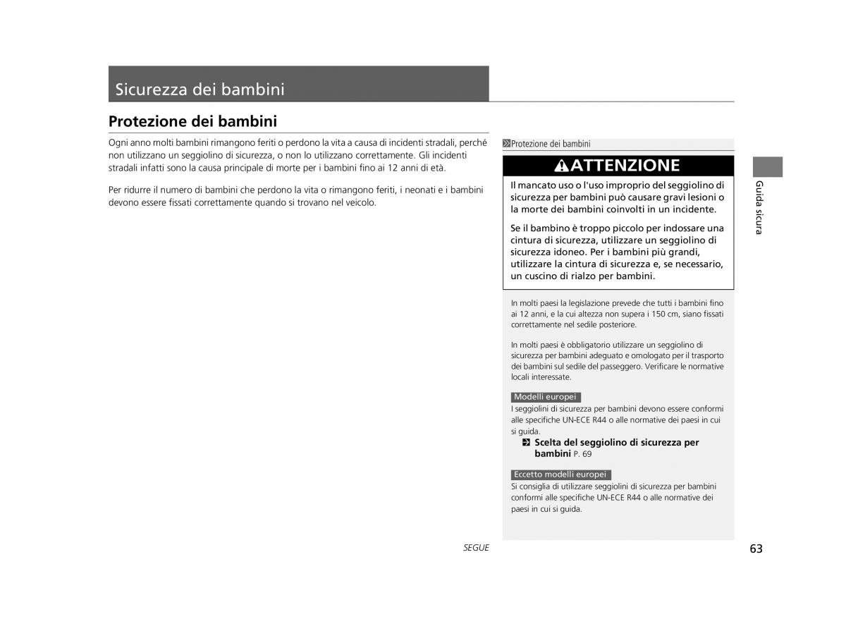 Honda HR V II 2 manuale del proprietario / page 64