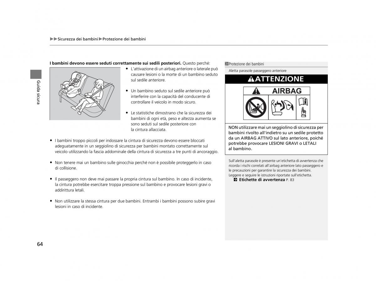 Honda HR V II 2 manuale del proprietario / page 65