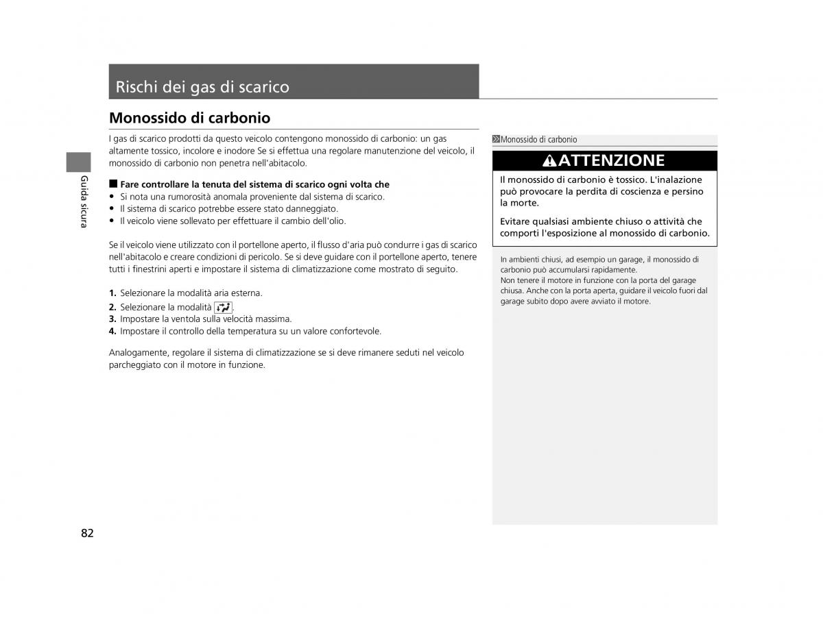 Honda HR V II 2 manuale del proprietario / page 83