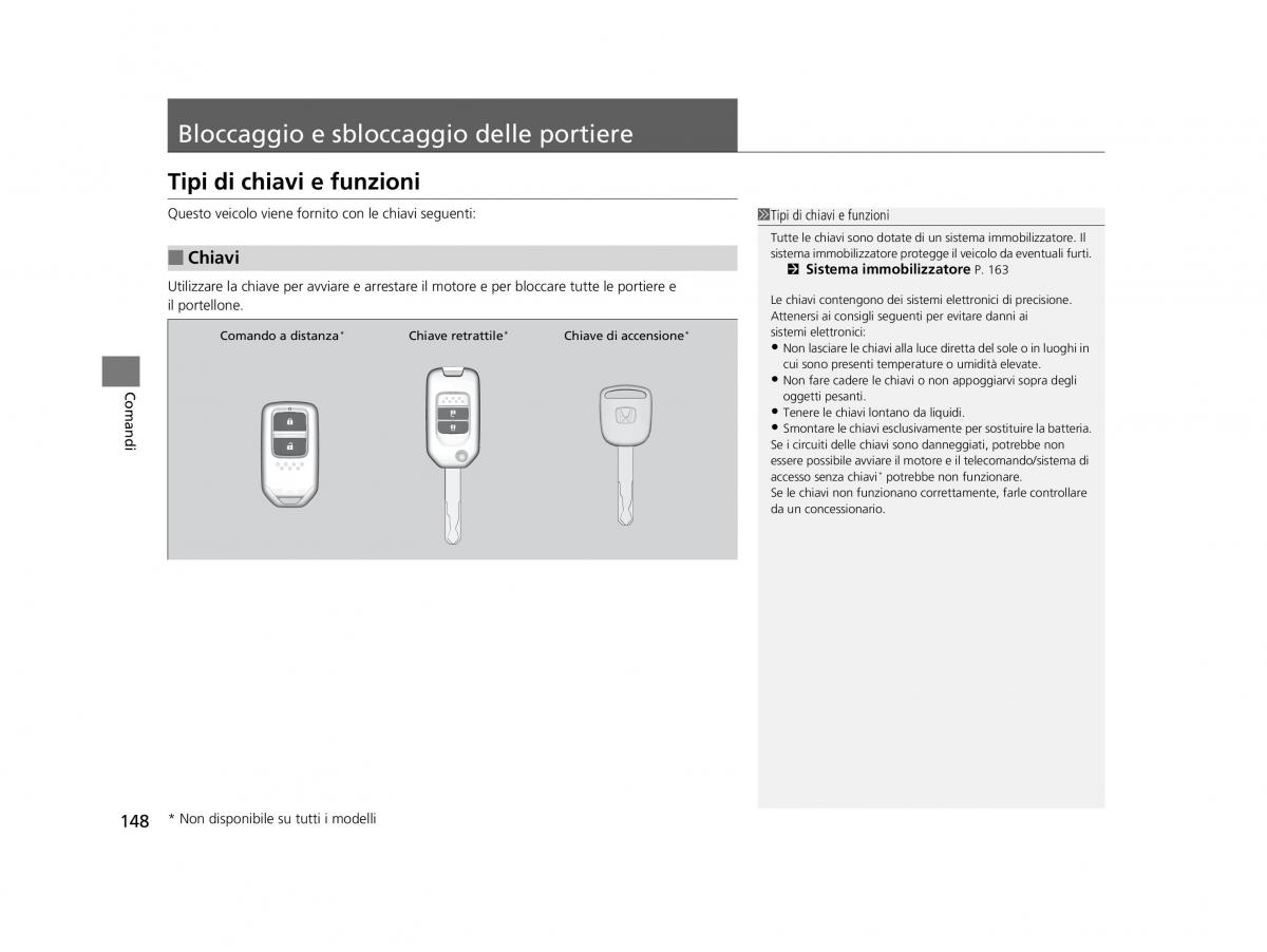 Honda HR V II 2 manuale del proprietario / page 149