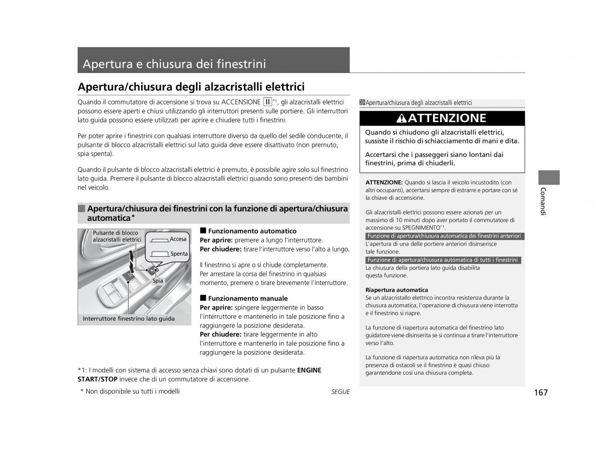 Honda HR V II 2 manuale del proprietario / page 168