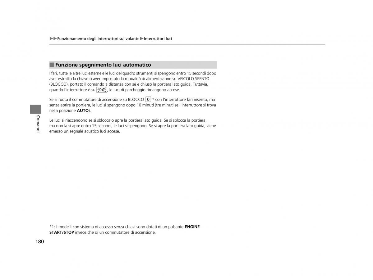 Honda HR V II 2 manuale del proprietario / page 181